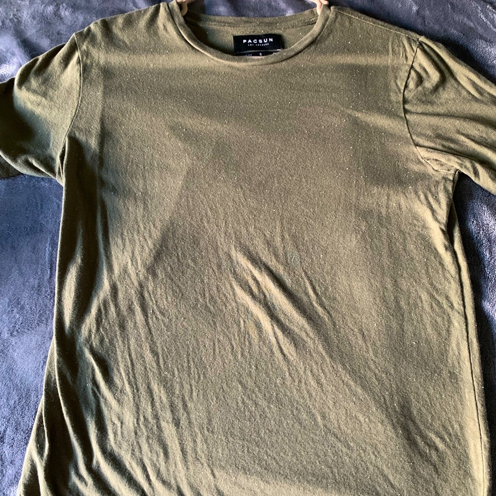 Pacsun-Slubby Cotton Scallop Tee